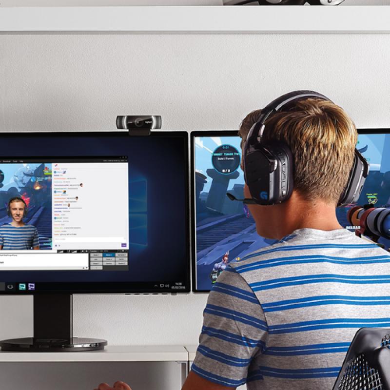 Logitech C922 cámara web 1920 x 1080 Pixeles USB Negro - Imagen 10