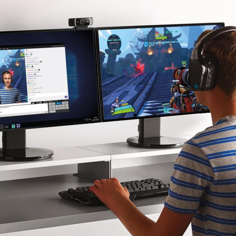 Logitech C922 cámara web 1920 x 1080 Pixeles USB Negro - Imagen 11