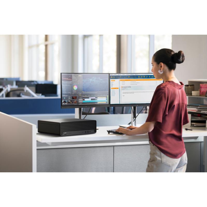 HP EliteDesk 800 G6 DDR4-SDRAM i5-10500 SFF Intel® Core™ i5 de 10ma Generación 16 GB 512 GB SSD Windows 10 Pro PC Negro - Imagen