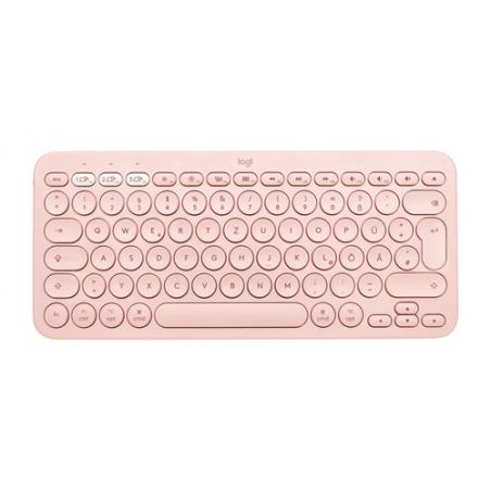 Logitech K380 For Mac teclado Bluetooth QWERTY Español Rosa - Imagen 1