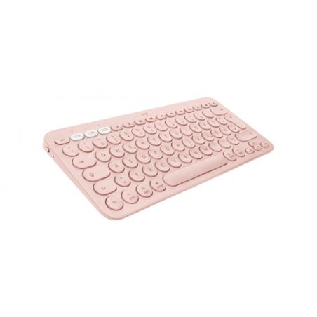 Logitech K380 For Mac teclado Bluetooth QWERTY Español Rosa - Imagen 2