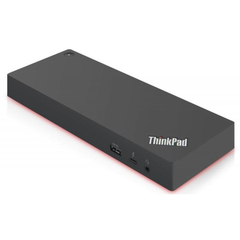 Lenovo 40AN0135EU base para portátil y replicador de puertos Alámbrico Thunderbolt 3 Negro, Rojo - Imagen 1