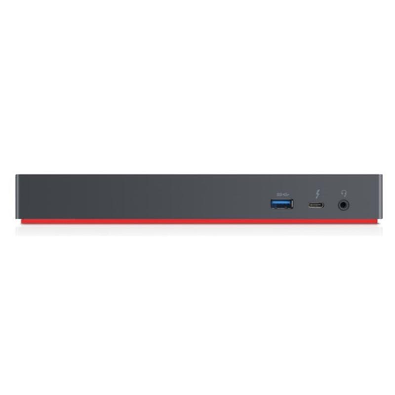 Lenovo 40AN0135EU base para portátil y replicador de puertos Alámbrico Thunderbolt 3 Negro, Rojo - Imagen 3