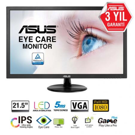 ASUS VP228DE 54,6 cm (21.5") 1920 x 1080 Pixeles Full HD LCD Negro - Imagen 2