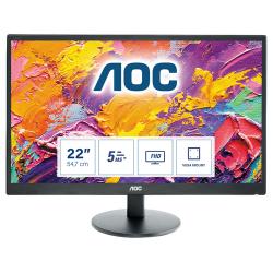 AOC 70 Series E2270SWN LED display 54,6 cm (21.5") 1920 x 1080 Pixeles Full HD LCD Negro - Imagen 1