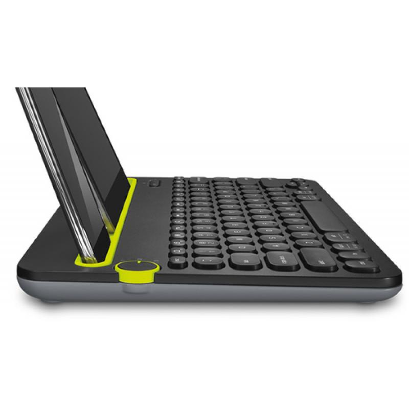 Logitech K480 QWERTY Pan Nordic Negro, Verde Bluetooth - Imagen 3