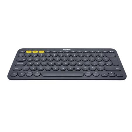 Logitech K380 Multi-Device teclado Bluetooth QWERTY Pan Nordic Gris - Imagen 3
