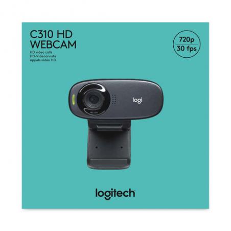 Logitech C310 HD Webcam cámara web 5 MP 1280 x 720 Pixeles USB Negro - Imagen 9