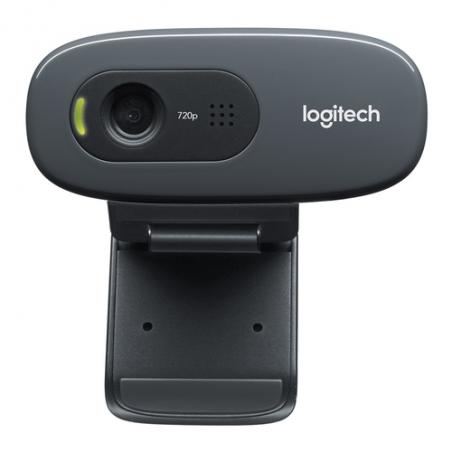 Logitech C270 HD WEBCAM cámara web 3 MP 1280 x 720 Pixeles USB 2.0 Negro - Imagen 3