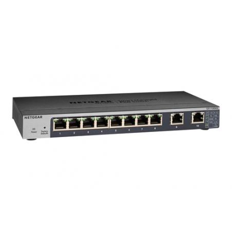 Netgear GS110EMX Gestionado L2 10G Ethernet (100/1000/10000) Negro - Imagen 1