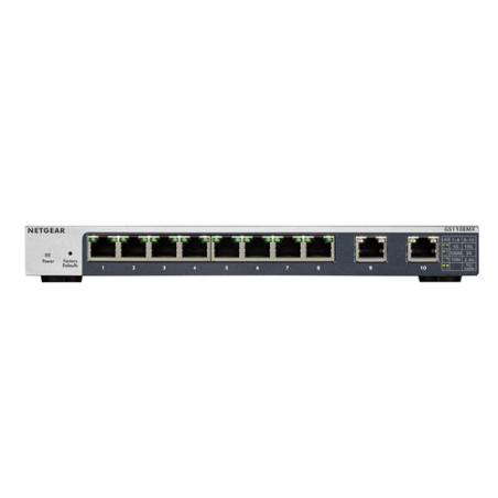 Netgear GS110EMX Gestionado L2 10G Ethernet (100/1000/10000) Negro - Imagen 3