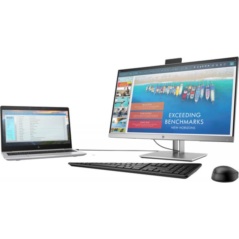 HP EliteDisplay E243d 60,5 cm (23.8") 1920 x 1080 Pixeles Full HD LED Gris, Plata - Imagen 2
