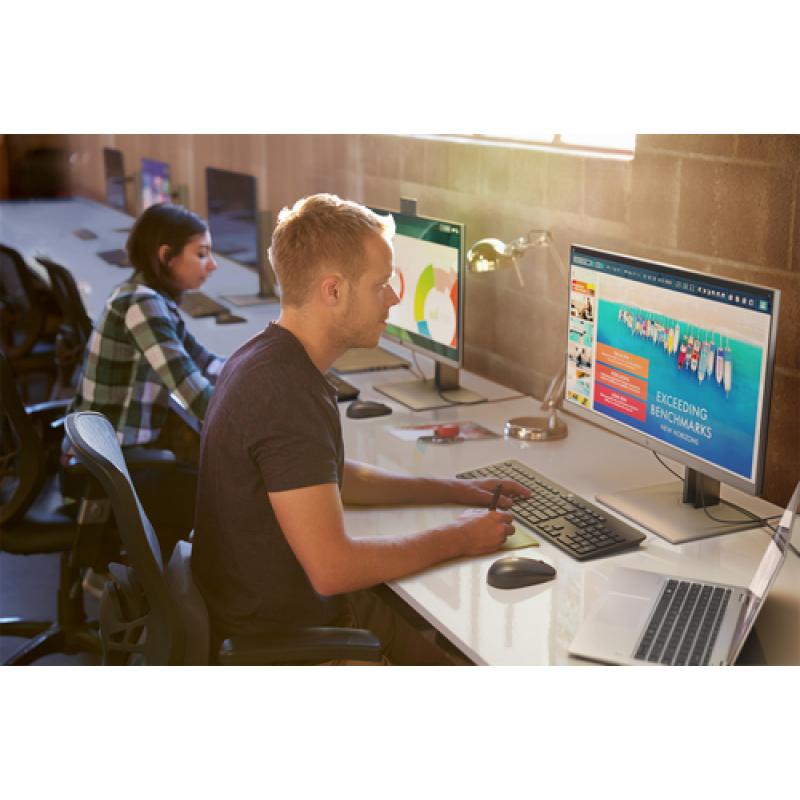 HP EliteDisplay E243d 60,5 cm (23.8") 1920 x 1080 Pixeles Full HD LED Gris, Plata - Imagen 3