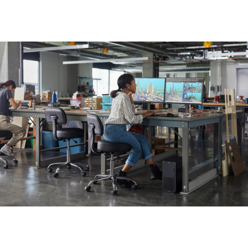 HP Z24u G3 61 cm (24") 1920 x 1200 Pixeles WUXGA LED Plata - Imagen 2