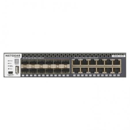 Netgear M4300-12X12F Gestionado L2/L3 10G Ethernet (100/1000/10000) Negro 1U - Imagen 1