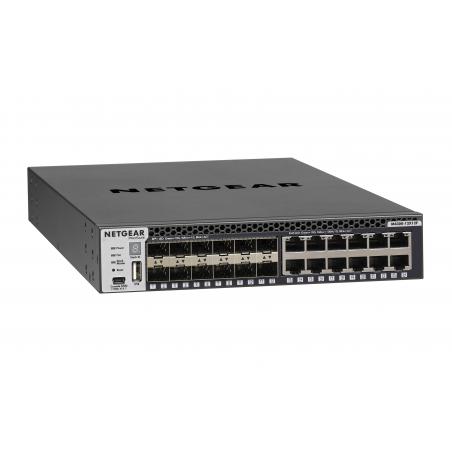Netgear M4300-12X12F Gestionado L2/L3 10G Ethernet (100/1000/10000) Negro 1U - Imagen 2