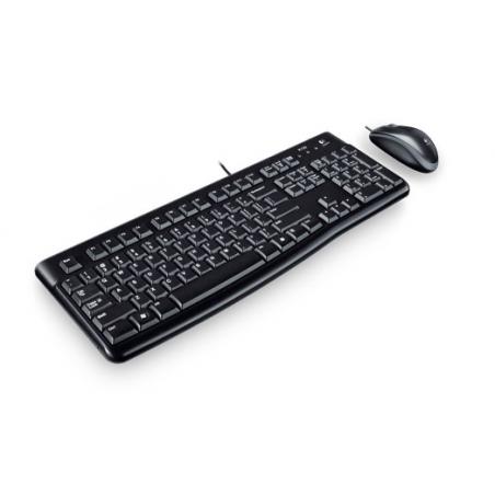 Logitech MK120 teclado USB Hebreo Negro - Imagen 4
