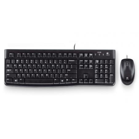 Logitech MK120 teclado USB Hebreo Negro - Imagen 5