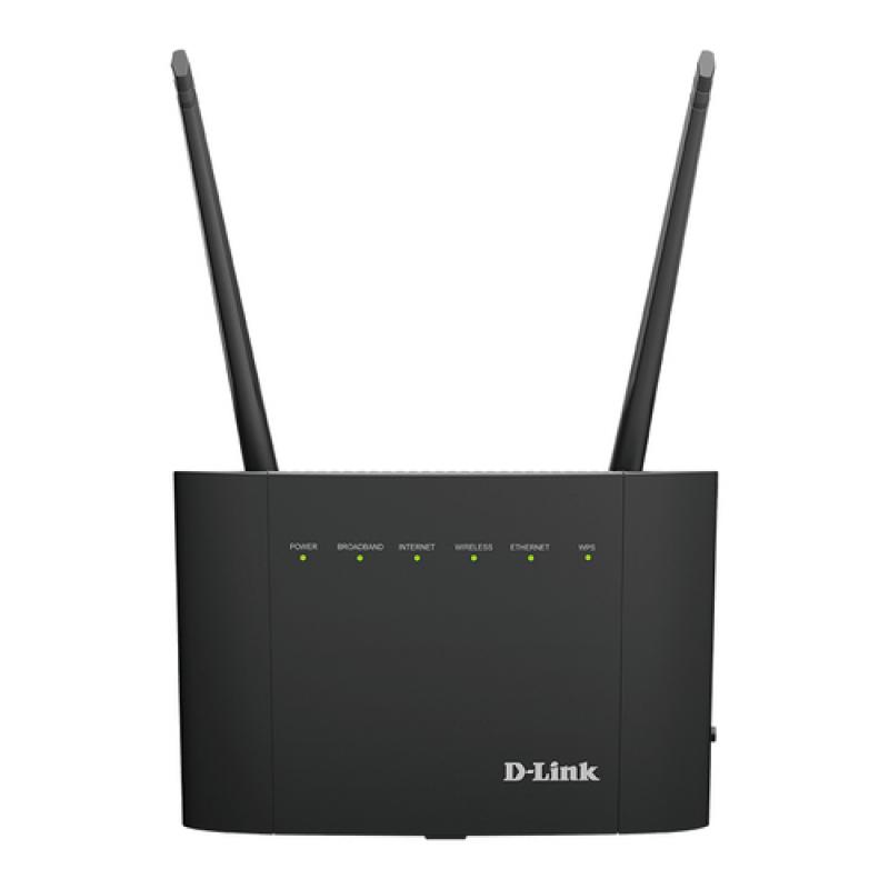 D-Link DSL-3788 router inalámbrico Doble banda (2,4 GHz / 5 GHz) Gigabit Ethernet Negro - Imagen 1