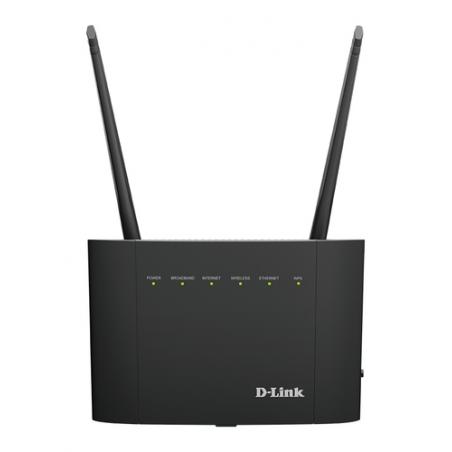 D-Link DSL-3788 router inalámbrico Doble banda (2,4 GHz / 5 GHz) Gigabit Ethernet Negro - Imagen 1