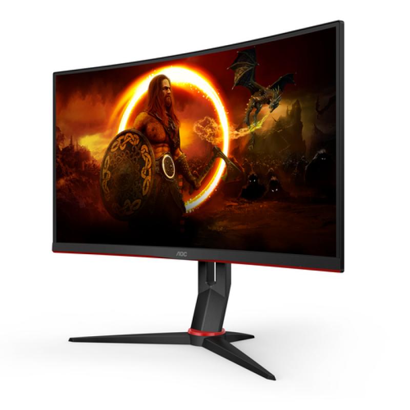 AOC G2 C24G2U/BK pantalla para PC 59,9 cm (23.6") 1920 x 1080 Pixeles Full HD LED Negro, Rojo - Imagen 3