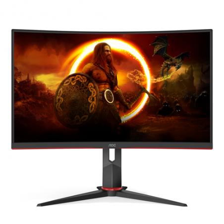 AOC G2 C24G2U/BK pantalla para PC 59,9 cm (23.6") 1920 x 1080 Pixeles Full HD LED Negro, Rojo - Imagen 4