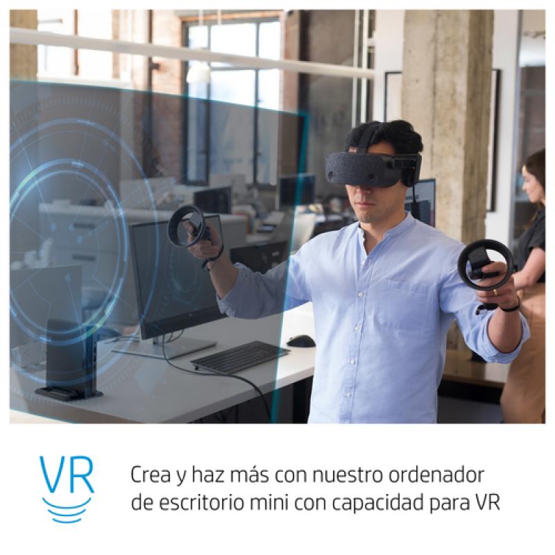 HP EliteDesk 800 G6 DDR4-SDRAM i5-10500 mini PC Intel® Core™ i5 de 10ma Generación 8 GB 256 GB SSD Windows 10 Pro Negro - Imagen