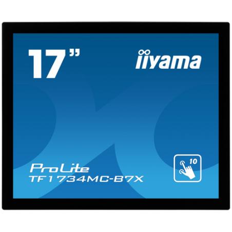 iiyama ProLite TF1734MC-B7X monitor pantalla táctil 43,2 cm (17") 1280 x 1024 Pixeles Multi-touch Negro - Imagen 1