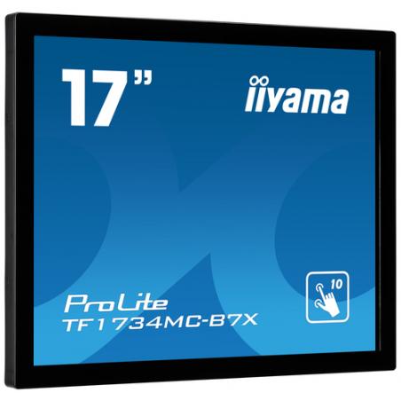 iiyama ProLite TF1734MC-B7X monitor pantalla táctil 43,2 cm (17") 1280 x 1024 Pixeles Multi-touch Negro - Imagen 2