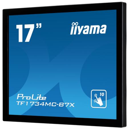 iiyama ProLite TF1734MC-B7X monitor pantalla táctil 43,2 cm (17") 1280 x 1024 Pixeles Multi-touch Negro - Imagen 4