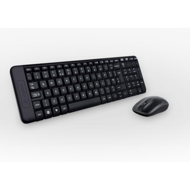 Logitech MK220 teclado RF inalámbrico Portugués Negro - Imagen 2