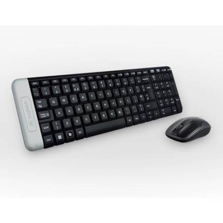 Logitech MK220 teclado RF inalámbrico Portugués Negro - Imagen 3