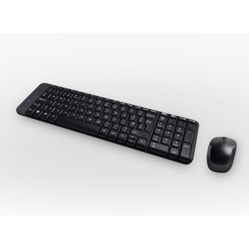 Logitech MK220 teclado RF inalámbrico Portugués Negro - Imagen 4