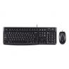 Logitech MK120 teclado USB QWERTY Italiano Negro