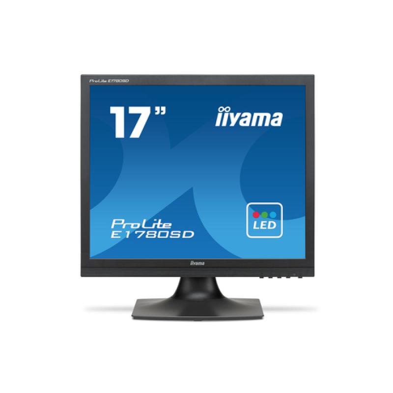 iiyama ProLite E1780SD-B1 pantalla para PC 43,2 cm (17") 1280 x 1024 Pixeles SXGA LED Negro