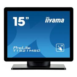 iiyama ProLite T1521MSC-B1 pantalla para PC 38,1 cm (15") 1024 x 768 Pixeles LED Pantalla táctil Mesa Negro
