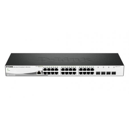 D-Link DGS-1210-28/ME switch Gestionado L2 Gigabit Ethernet (10/100/1000) 1U Negro