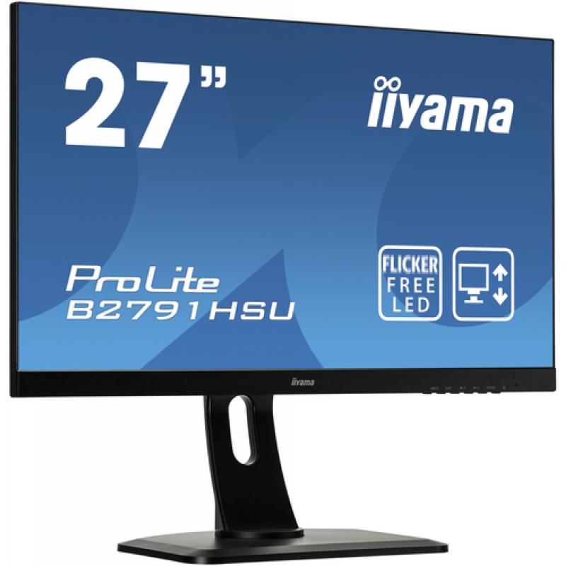 iiyama ProLite B2791HSU-B1 LED display 68,6 cm (27") 1920 x 1080 Pixeles Full HD Negro