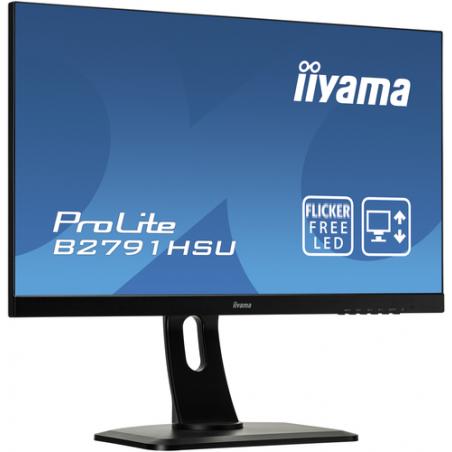 iiyama ProLite B2791HSU-B1 LED display 68,6 cm (27") 1920 x 1080 Pixeles Full HD Negro