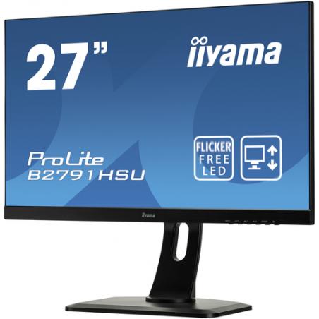 iiyama ProLite B2791HSU-B1 LED display 68,6 cm (27") 1920 x 1080 Pixeles Full HD Negro