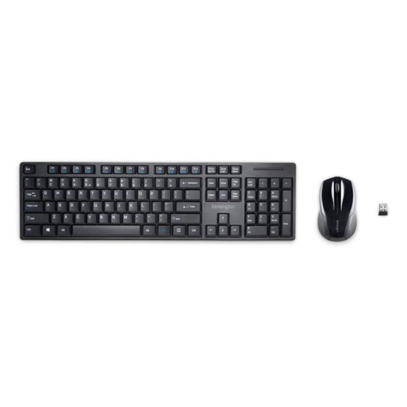 Kensington Pro Fit teclado Ratón incluido RF inalámbrico AZERTY Francés Negro