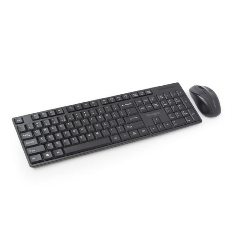 Kensington Pro Fit teclado Ratón incluido RF inalámbrico AZERTY Francés Negro
