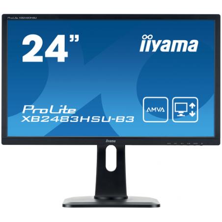 iiyama ProLite XB2483HSU-B3 LED display 60,5 cm (23.8") 1920 x 1080 Pixeles Full HD Negro