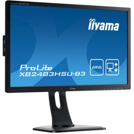 iiyama ProLite XB2483HSU-B3 LED display 60,5 cm (23.8") 1920 x 1080 Pixeles Full HD Negro