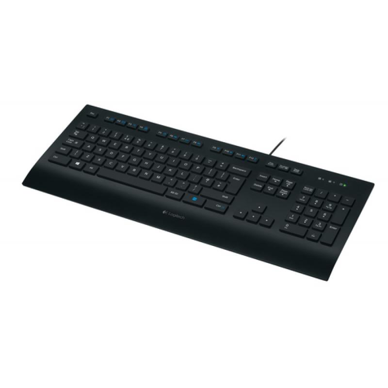 Logitech K280e teclado USB QWERTZ Alemán Negro
