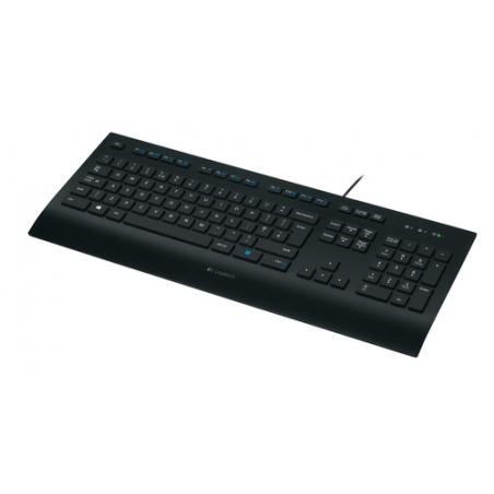 Logitech K280e teclado USB QWERTZ Alemán Negro