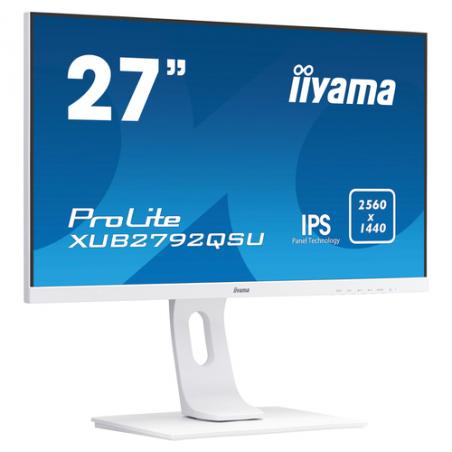 iiyama ProLite XUB2792QSU-W1 LED display 68,6 cm (27") 2560 x 1440 Pixeles Quad HD Blanco