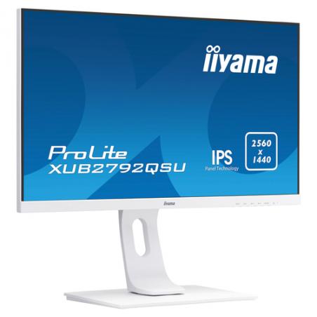 iiyama ProLite XUB2792QSU-W1 LED display 68,6 cm (27") 2560 x 1440 Pixeles Quad HD Blanco