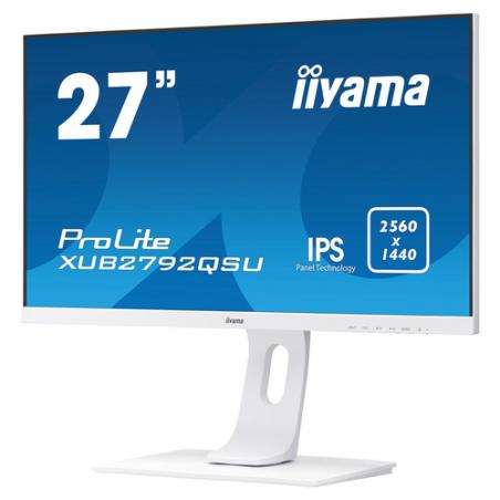 iiyama ProLite XUB2792QSU-W1 LED display 68,6 cm (27") 2560 x 1440 Pixeles Quad HD Blanco