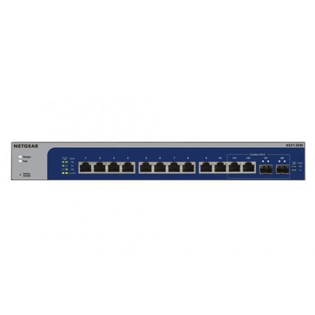 NETGEAR XS512EM Gestionado L2 10G Ethernet (100/1000/10000) 1U Azul, Gris
